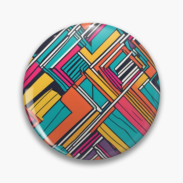 Item preview, Seamless Abstract Colorful Line Art Pattern v2 designed and sold by Traloch O'Laoi.