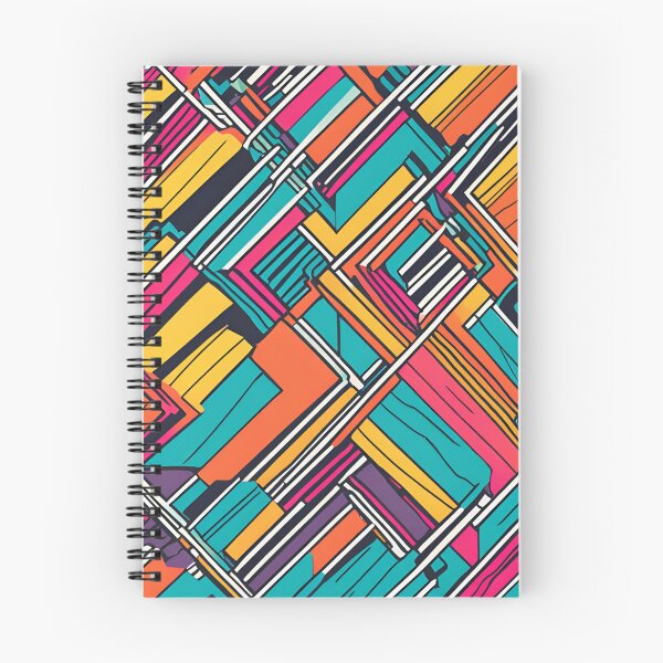 Item preview, Seamless Abstract Colorful Line Art Pattern v2 designed and sold by Traloch O'Laoi.