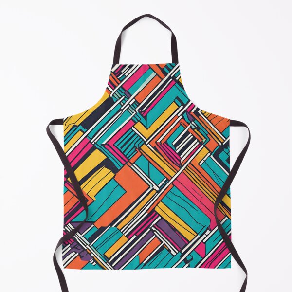 Item preview, Seamless Abstract Colorful Line Art Pattern v2 designed and sold by Traloch O'Laoi.
