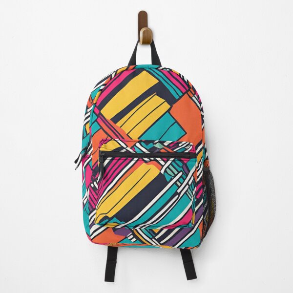 Item preview, Seamless Abstract Colorful Line Art Pattern v2 designed and sold by Traloch O'Laoi.