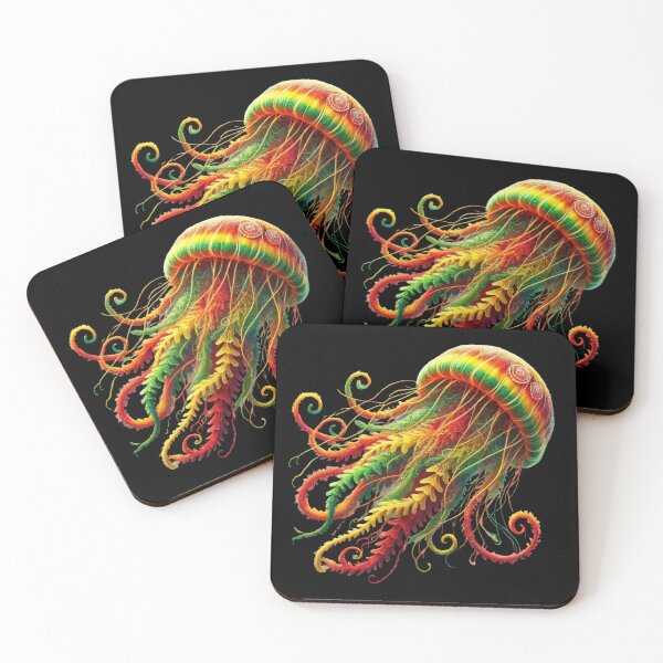 Item preview, Reggae Jellyfish - Uniquely Themed Lifestyle Wear designed and sold by SandbarTees.