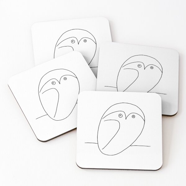 Item preview, Minimalist Modern Art Owl designed and sold by Andy Cunningham Designs.