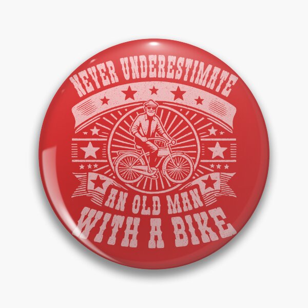 Item preview, Never Underestimate An Old Man With A Bike designed and sold by AlchemyColor.