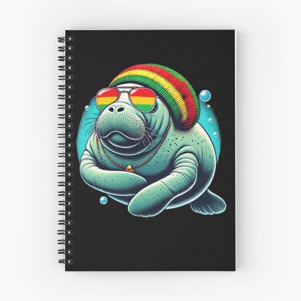 Item preview, Reggae Manatee Standard Design - For Rasta and Manatee Lovers designed and sold by SandbarTees.