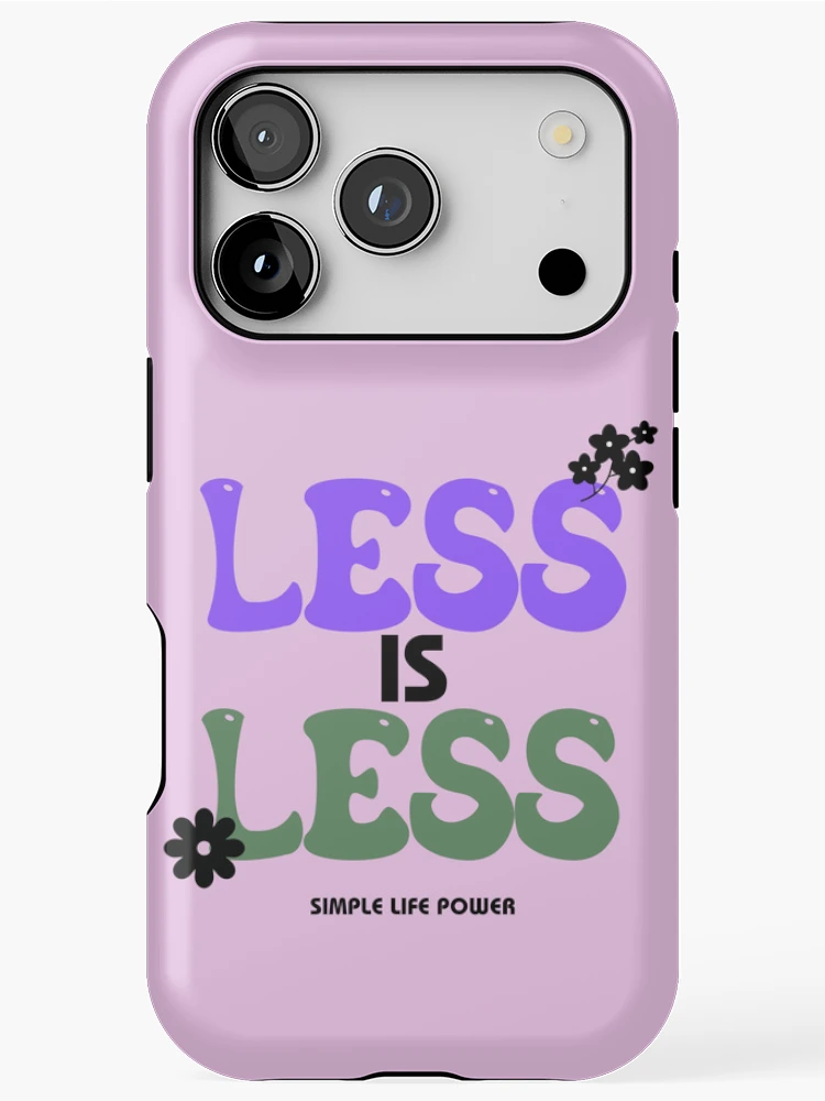 Thumbnail 1 of 4, iPhone Case, Less is Less. designed and sold by 48remarks.