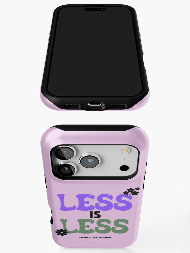 Thumbnail 3 of 4, iPhone Case, Less is Less. designed and sold by 48remarks.
