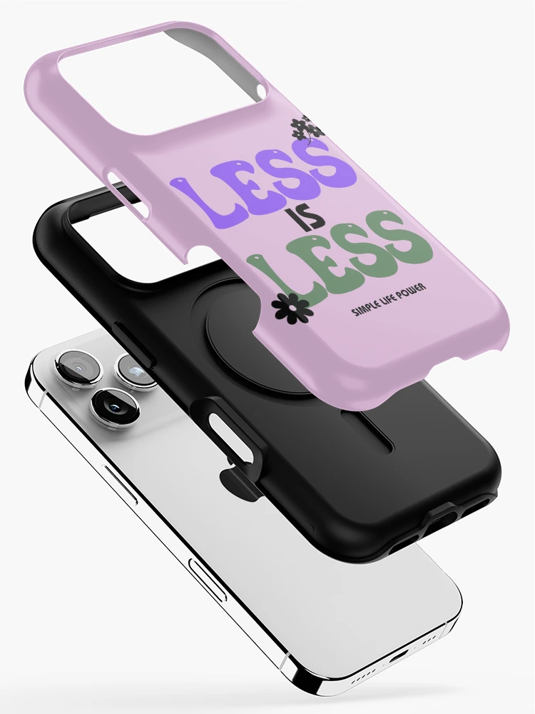 Thumbnail 2 of 4, iPhone Case, Less is Less. designed and sold by 48remarks.