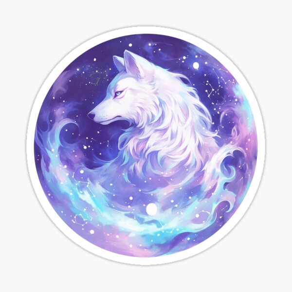 Item preview, Cute White Wolf designed and sold by SMARTKIT  DESIGNAGENCY.