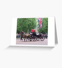 Prince William and camilla Parker Bowles Greeting Card