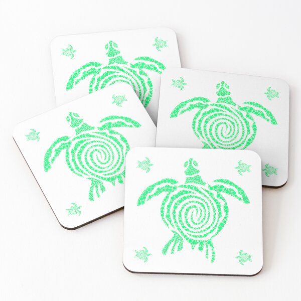 Item preview, vintage sea turtle fluorescent green FS designed and sold by KrisSJ12.