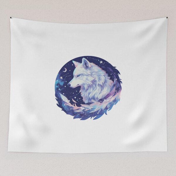 Item preview, Cute White Wolf designed and sold by SMARTKIT  DESIGNAGENCY.