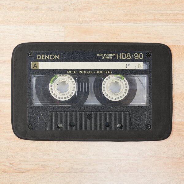 Item preview, cassette, tapedeck classic design designed and sold by Unfound Gem.