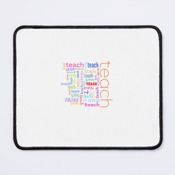 Item preview, "Teach" Rainbow Word Cloud designed and sold by misshinmiddle.