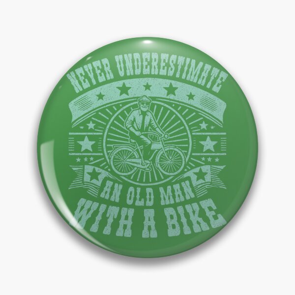 Item preview, Never Underestimate An Old Man With A Bike designed and sold by AlchemyColor.