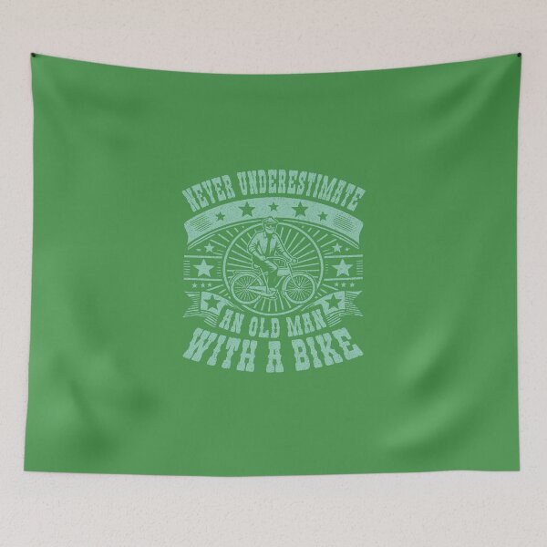 Item preview, Never Underestimate An Old Man With A Bike designed and sold by AlchemyColor.