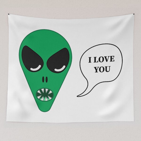 Item preview, Alien: I love you designed and sold by Wild & Cosmic.