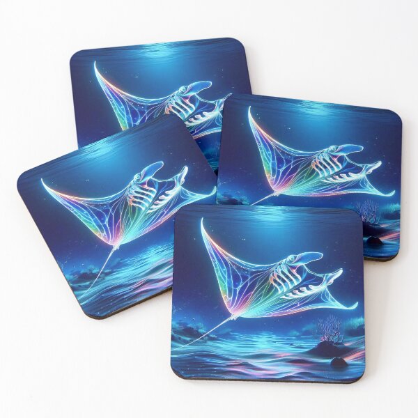 Item preview, Luminescent translucent manta ray designed and sold by Seve-IA.