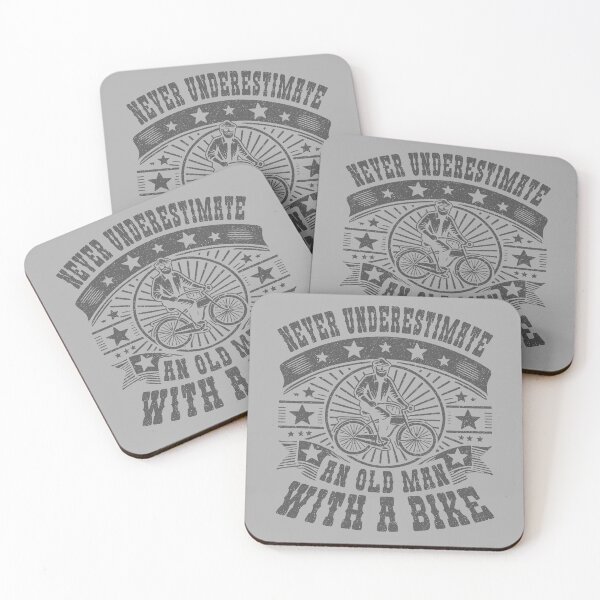 Item preview, Never Underestimate An Old Man With A Bike designed and sold by AlchemyColor.