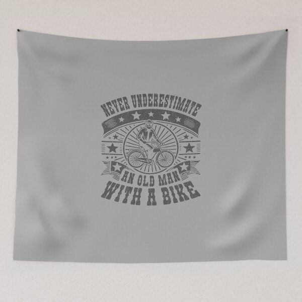 Item preview, Never Underestimate An Old Man With A Bike designed and sold by AlchemyColor.