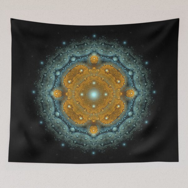Item preview, Bright fairy fractal harmonic decoration designed and sold by Galas Art.