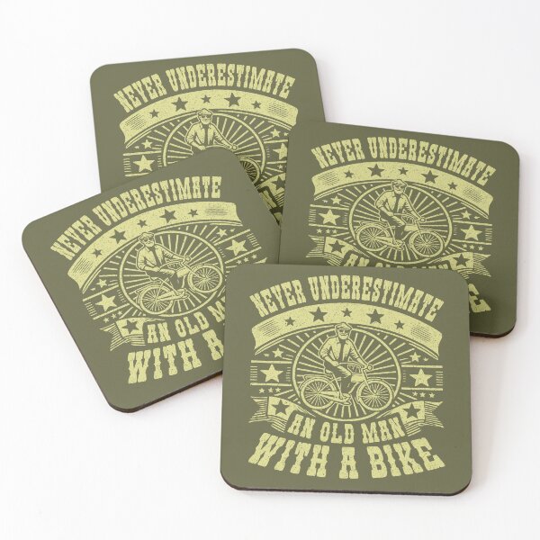 Item preview, Never Underestimate An Old Man With A Bike designed and sold by AlchemyColor.