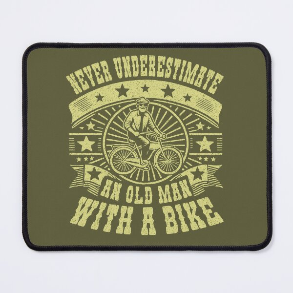 Item preview, Never Underestimate An Old Man With A Bike designed and sold by AlchemyColor.