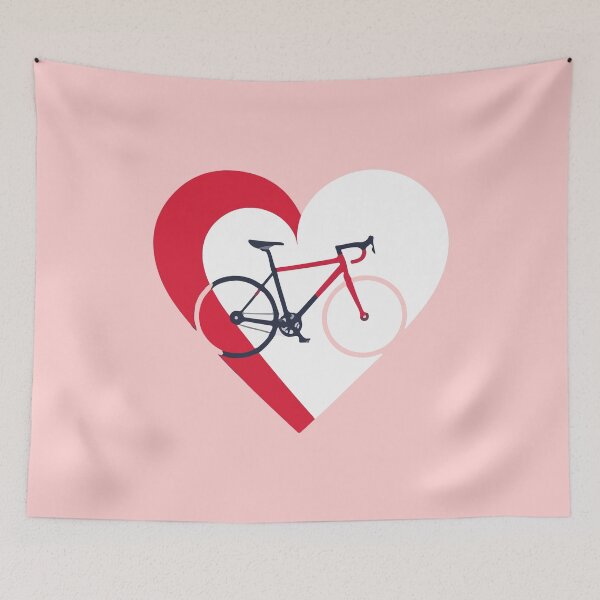 Item preview, I love my bicycle - Bike and heart designed and sold by mergmart.