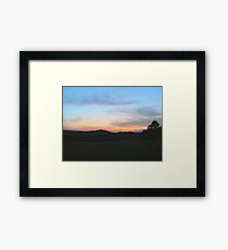 Sunset Colorful Image Framed Print