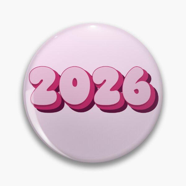 Item preview, 2026 Year - 2026 Date - Twenty Twenty Six - Pale Pink - Hot Pink - Magenta - Class of 2026 - New Year 2026 designed and sold by TheIconShop.