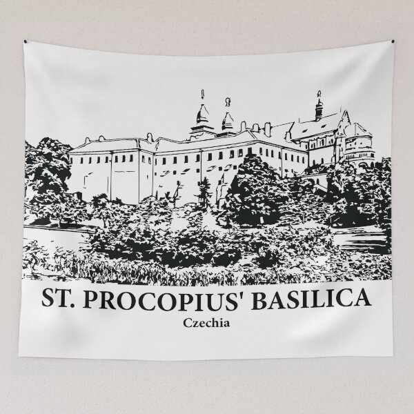 Item preview, St Procopius' Basilica - Czechia designed and sold by Lakeric Cityscapes.