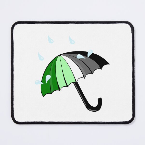 Item preview, Aromantic Pride Flag Umbrella designed and sold by HarveyHandcraftsandDesigns.