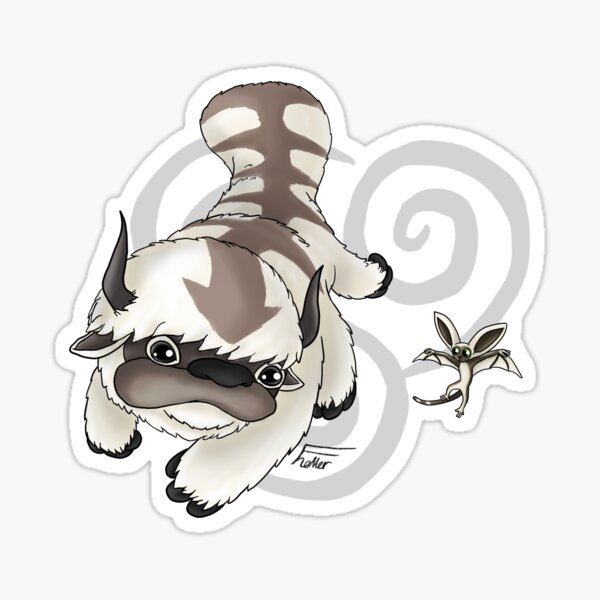 Item preview, Avatar the last airbender appa and momo designed and sold by Fhalldraw.