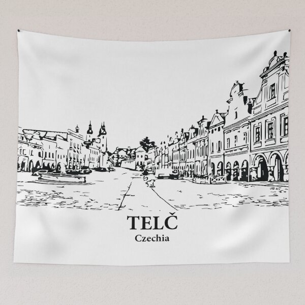 Item preview, Telč - Czechia designed and sold by Lakeric Cityscapes.