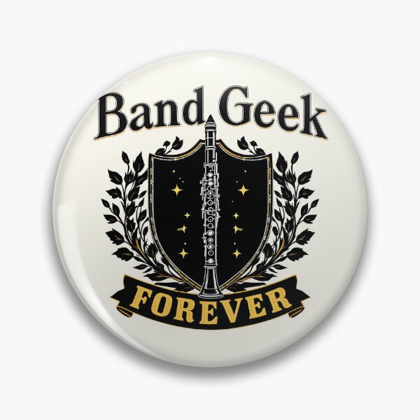 Item preview, Band Geek Forever: Clarinet Crest designed and sold by Jollys-ArtShop.