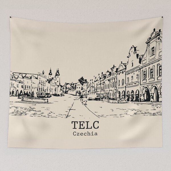 Item preview, Telč - Chequia designed and sold by Lakeric Cityscapes.