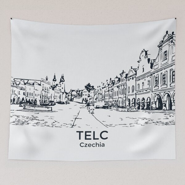 Item preview, Telč - Czechia designed and sold by Lakeric Cityscapes.