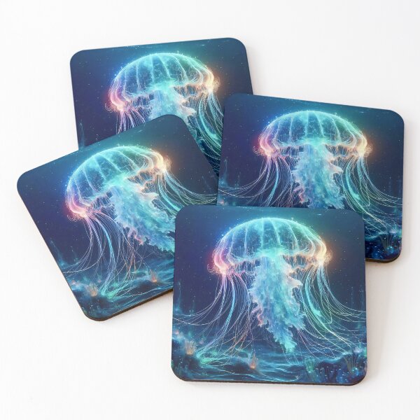Item preview, Translucent luminescent jellyfish designed and sold by Seve-IA.