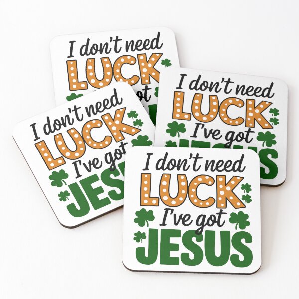 Item preview, Luck Jesus - St. Patrick's Day Christian designed and sold by Serbin.