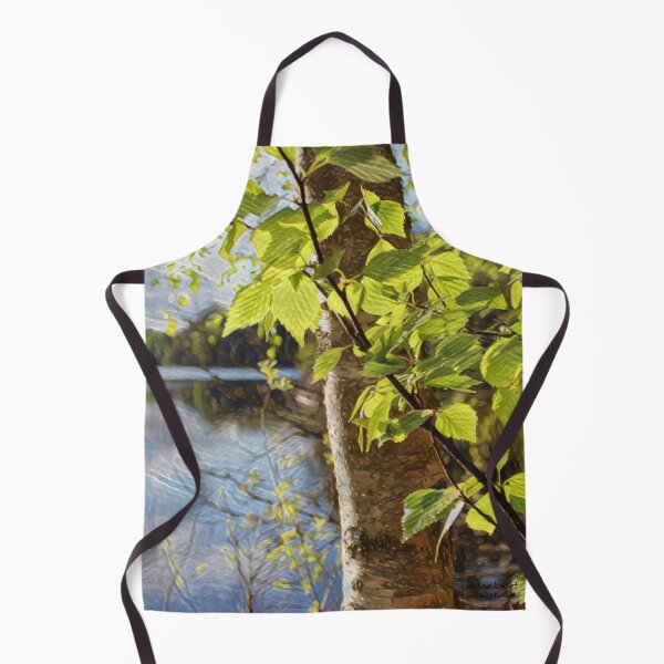 Item preview, Birch on Lakeside - evalaaksart - A piece of Finland designed and sold by evalaaksart.