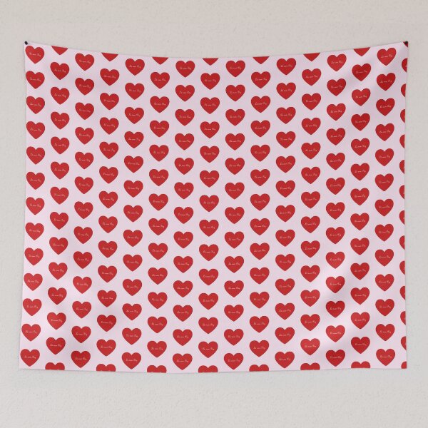 Item preview, Valentine's Day | Là nam Pòg (Scottish Gaelic) in red heart designed and sold by Mamaidh Made.
