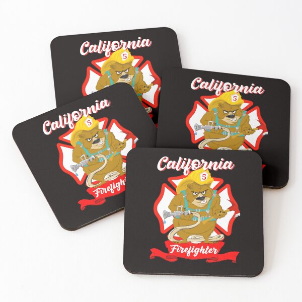 Item preview,  California bear Firefighter  designed and sold by TheEndDesign.