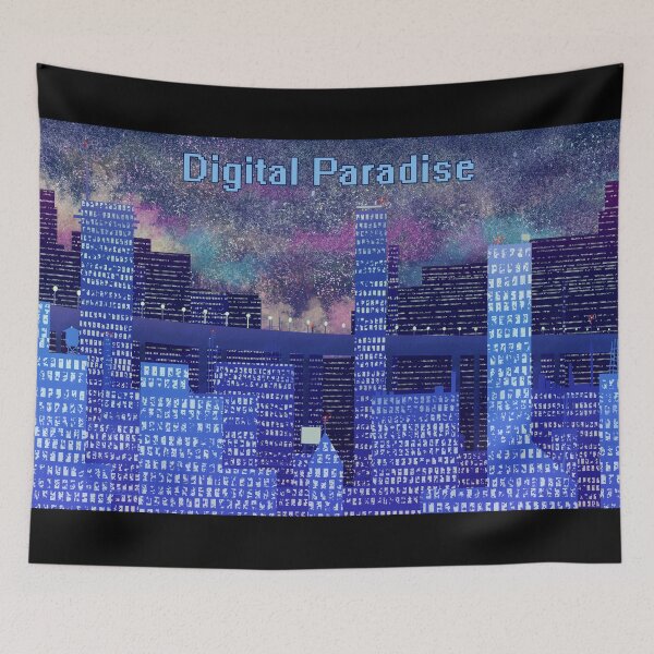 Item preview, Digital Paradise - Night designed and sold by Sutilmente.