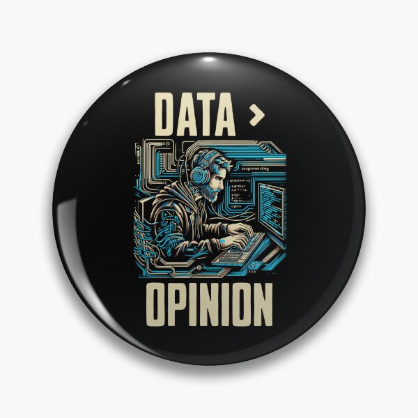 Item preview, Data > Opinion | Big Data | Data Scientist | Statistician | Data Analyst | Data Lover | Machine Learning designed and sold by jadedscientist.