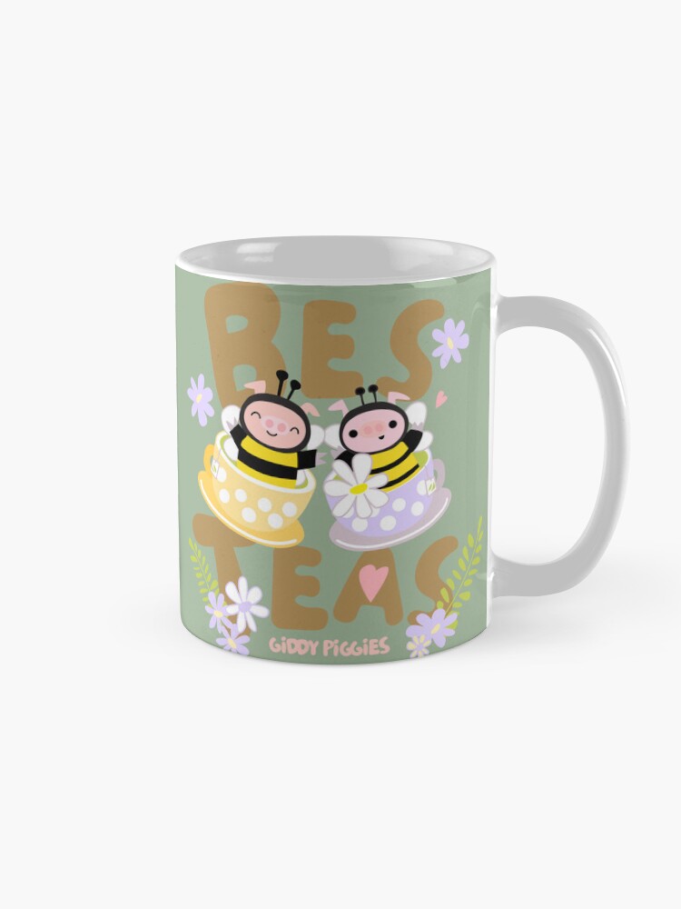 Thumbnail 5 of 6, Coffee Mug, Giddy Piggies Bee Bes-Teas designed and sold by loopcreations.