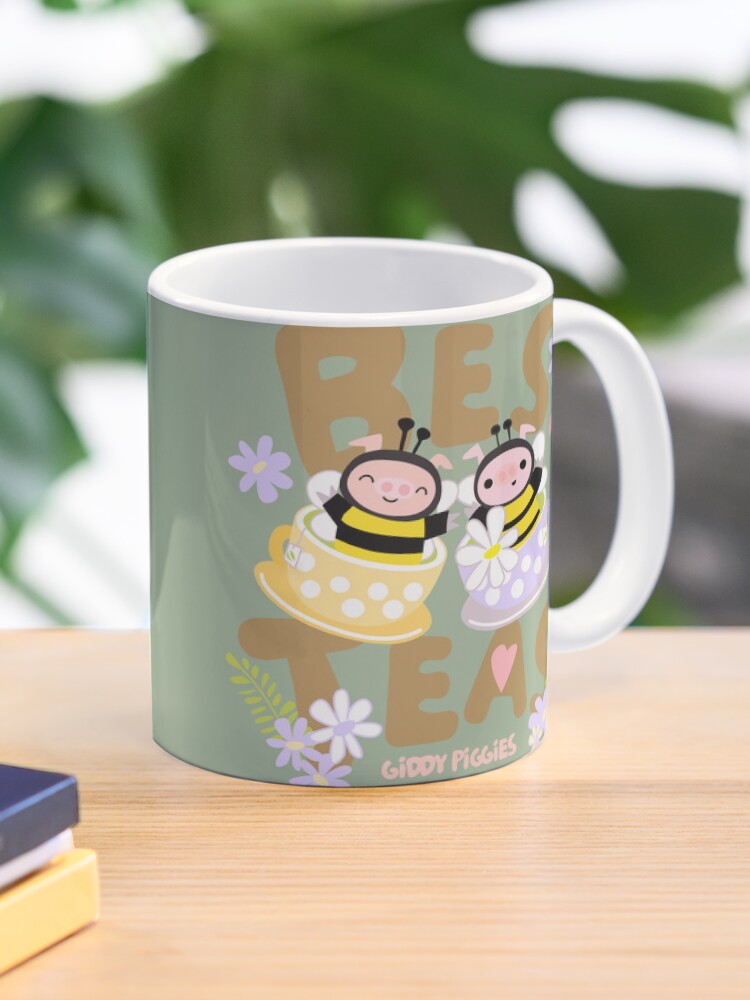 Thumbnail 1 of 6, Coffee Mug, Giddy Piggies Bee Bes-Teas designed and sold by loopcreations.