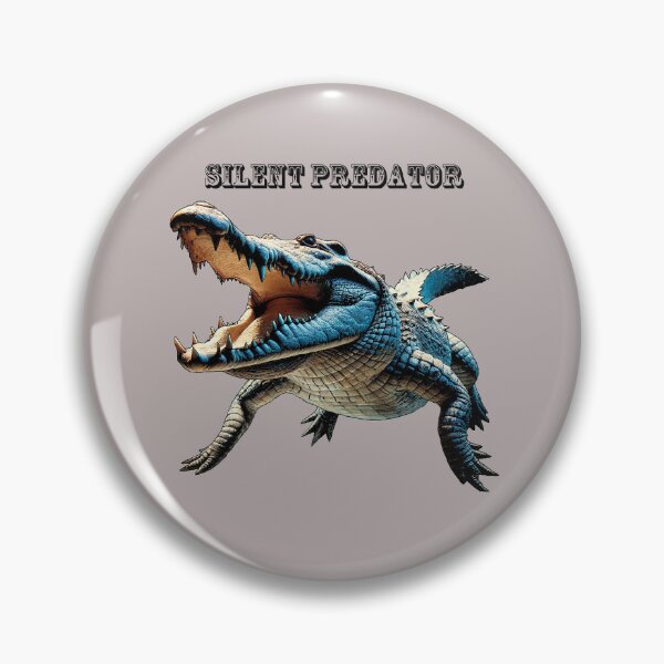 Item preview, Vintage Saltwater Crocodile Underwater with an Open Mouth URM designed and sold by urmaddad.