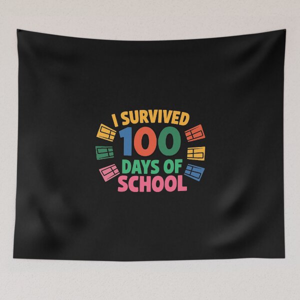 Item preview,  I survived 100 days of school designed and sold by marfanna.