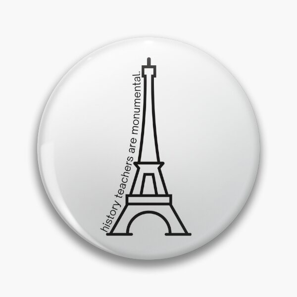 Item preview, History Teachers Are Monumental (Black & White) designed and sold by misshinmiddle.