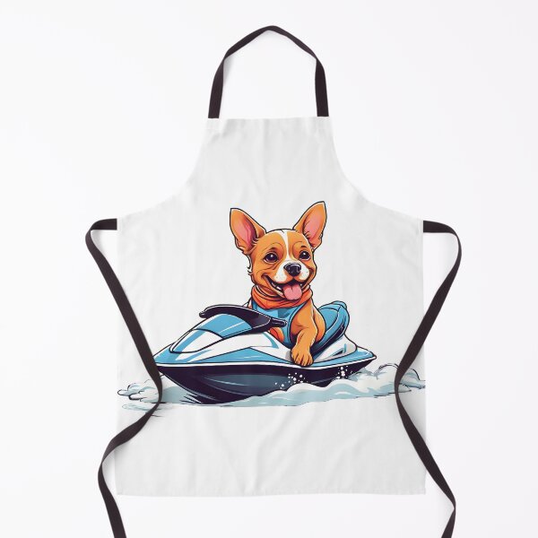 Item preview, cute dog on a jet-ski designed and sold by Karaz's Animal Kingdom.