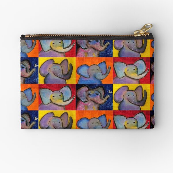 Item preview, Four Elephants: Content, Hmmm, Loving, and Happy designed and sold by ByToriKelley.